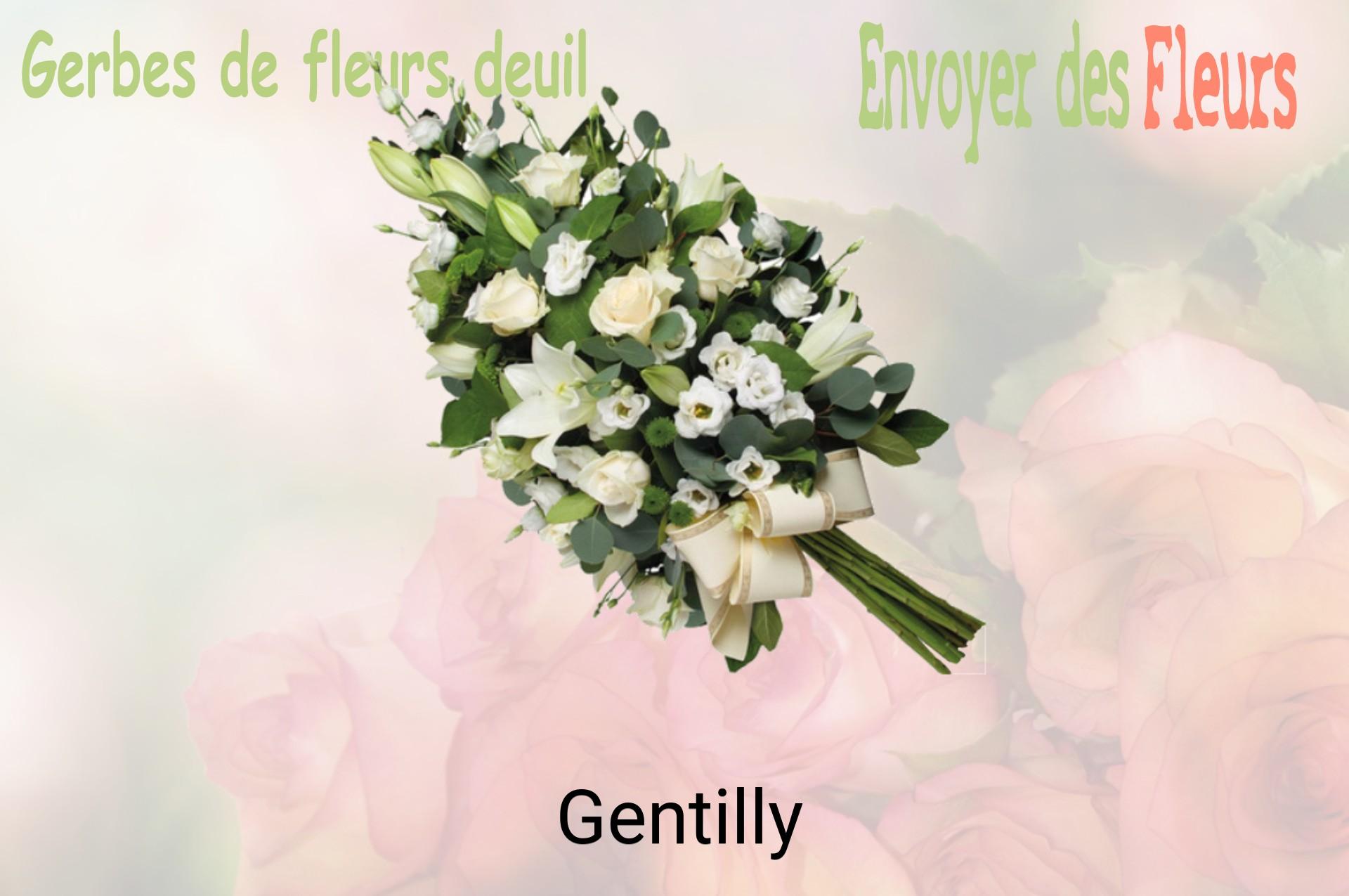 Gerbe de fleurs de deuil livrée à Gentilly